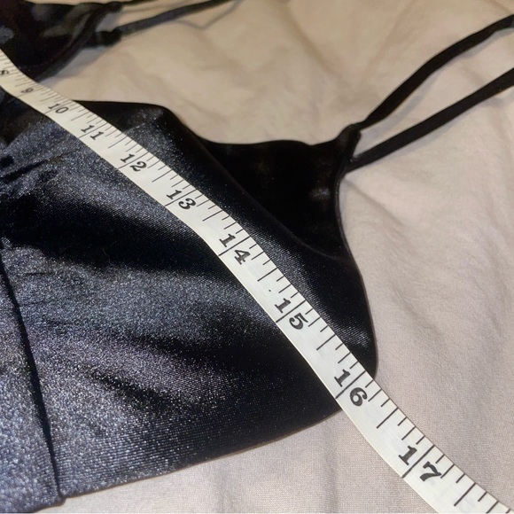 Sky & Sparrow Stretch Satin Black Cami Size Large NWOT - Picture 12 of 13
